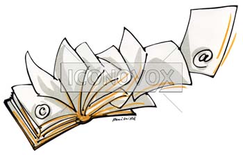 Arobase ou copyright, dessin de Phillipe, réf. 0011-0851