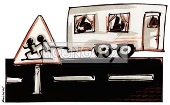 Les enfants du voyage, dessin de Phillipe, réf. 0011-0912