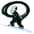 Auto-entrepreneur, dessin de Phillipe, r&eacute;f. 0011-0922