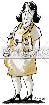 Mère porteuse, dessin de Phillipe, réf. 0011-0941