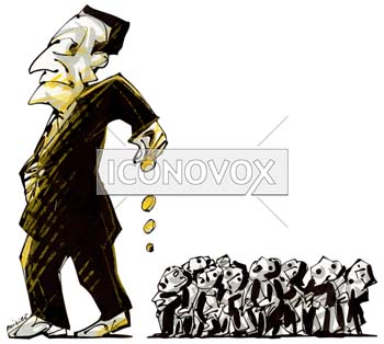 Pourboire, dessin de Phillipe, réf. 0011-0959