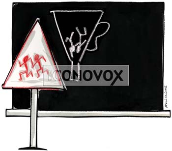 Tableau (très) noir, dessin de Phillipe, réf. 0011-0998