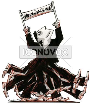 Syndicalisme, dessin de Phillipe, réf. 0011-1032