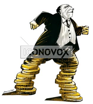Evasion fiscale, dessin de Phillipe, réf. 0011-1079