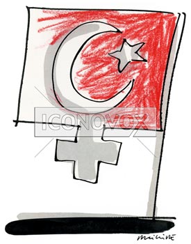 Aux femmes de Tunisie, dessin de Phillipe, réf. 0011-1105