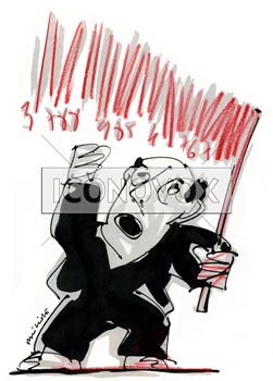 Défense du pouvoir d'achat, dessin de Phillipe, réf. 0011-1122