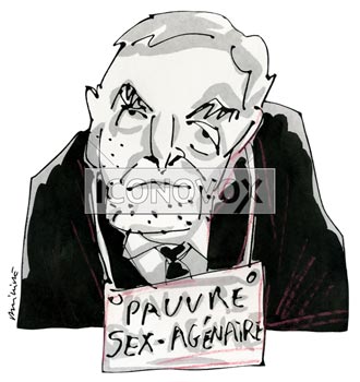 Sex-agénaire, dessin de Phillipe, réf. 0011-1125