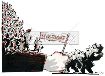 Mobilisation, dessin de Phillipe, réf. 0011-1166