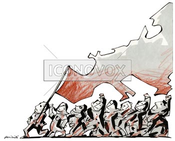 Indignés, dessin de Phillipe, réf. 0011-1216