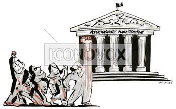 Colonne de gauche, dessin de Phillipe, réf. 0011-1233