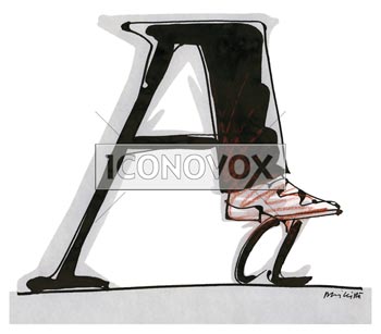 Impérialisme linguistique, dessin de Phillipe, réf. 0011-1244
