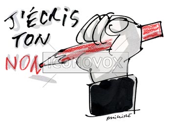 Ton non, dessin de Phillipe, réf. 0011-1257