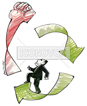 Recyclage, dessin de Phillipe, réf. 0011-1338