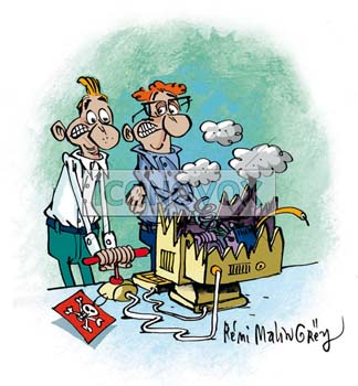 dessin de Rémi Malingrëy, réf. 0038-0612