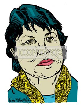 Martine Aubry, caricature de Rémi Malingrëy, réf. 0038-1786