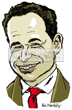 Jean-François Copé, caricature de Rémi Malingrëy, réf. 0038-1791