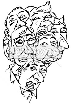 caricature de Rémi Malingrëy, réf. 0038-1792