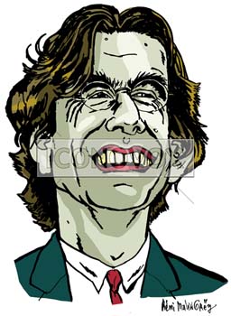 Luc Ferry, caricature de Rémi Malingrëy, réf. 0038-1793