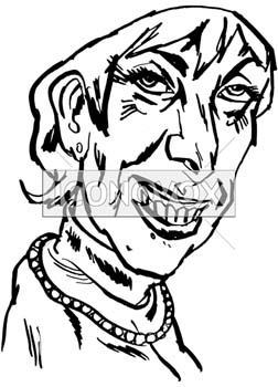 caricature de Rémi Malingrëy, réf. 0038-1812