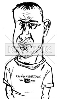 caricature de Rémi Malingrëy, réf. 0038-1814