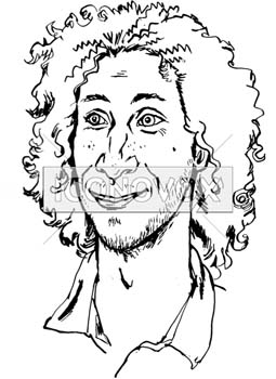 caricature de Rémi Malingrëy, réf. 0038-1822