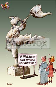Esp&egrave;ce en voie de disparition, dessin de Rousso, r&eacute;f. 0035-0099