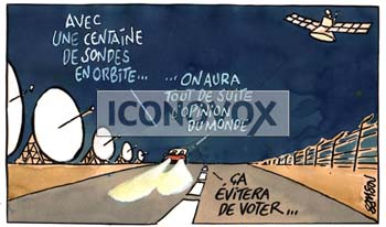 L'avenir de la démocratie, dessin de Samson, réf. 0015-0019