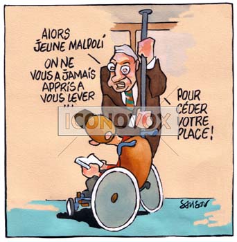 Politesse, dessin de Samson, réf. 0015-0056