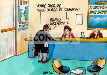 Parts EDF, dessin de Samson, réf. 0015-0814