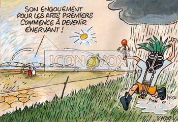 Arts premiers, dessin de Samson, réf. 0015-0817