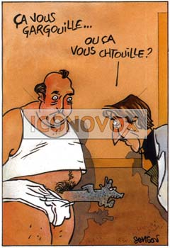 Gargouille, dessin de Samson, réf. 0015-0827