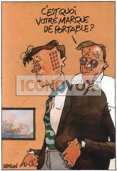 Portable, dessin de Samson, réf. 0015-0831