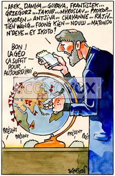 dessin de Samson, réf. 0015-0918
