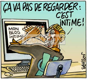 Blog intime, dessin de Samson, réf. 0015-0995