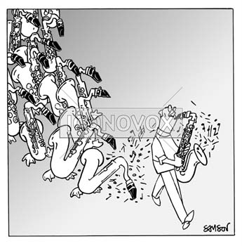 Jazz in Marciac, dessin de Samson, réf. 0015-1475