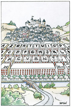 dessin de Samson, réf. 0015-2366