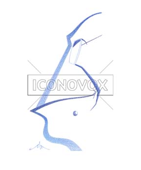 Eric Woerth, caricature de Solo, réf. 0046-0008