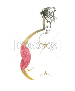 Roselyne Bachelot, caricature de Solo, réf. 0046-0009