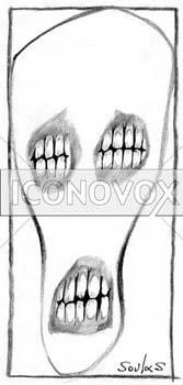 dessin de Soulas, réf. 0014-0025