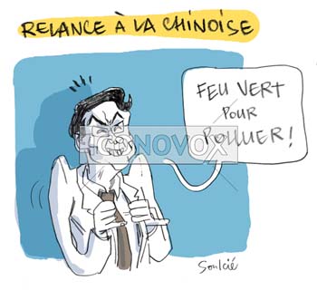 Relance à la chinoise, dessin de Soulcié, réf. 0051-0279