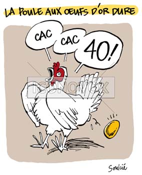 La poule aux ufs d'or dure, dessin de Soulcié, réf. 0051-0284