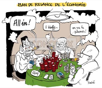 Plan de relance de l'économie, dessin de Soulcié, réf. 0051-0288
