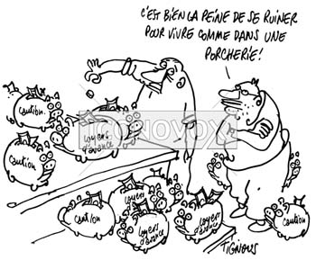 dessin de Tignous, réf. 0005-0029