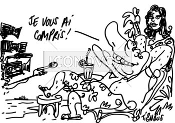 dessin de Tignous, réf. 0005-0259