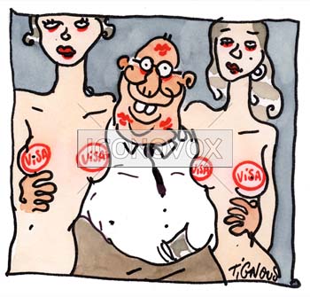 dessin de Tignous, réf. 0005-0287
