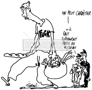 dessin de Tignous, réf. 0005-0340