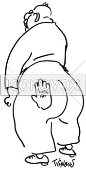 dessin de Tignous, réf. 0005-0351