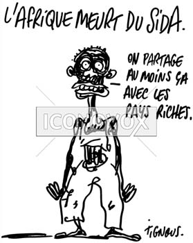 dessin de Tignous, réf. 0005-0382