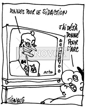 dessin de Tignous, réf. 0005-0578