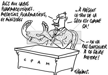dessin de Tignous, réf. 0005-0582